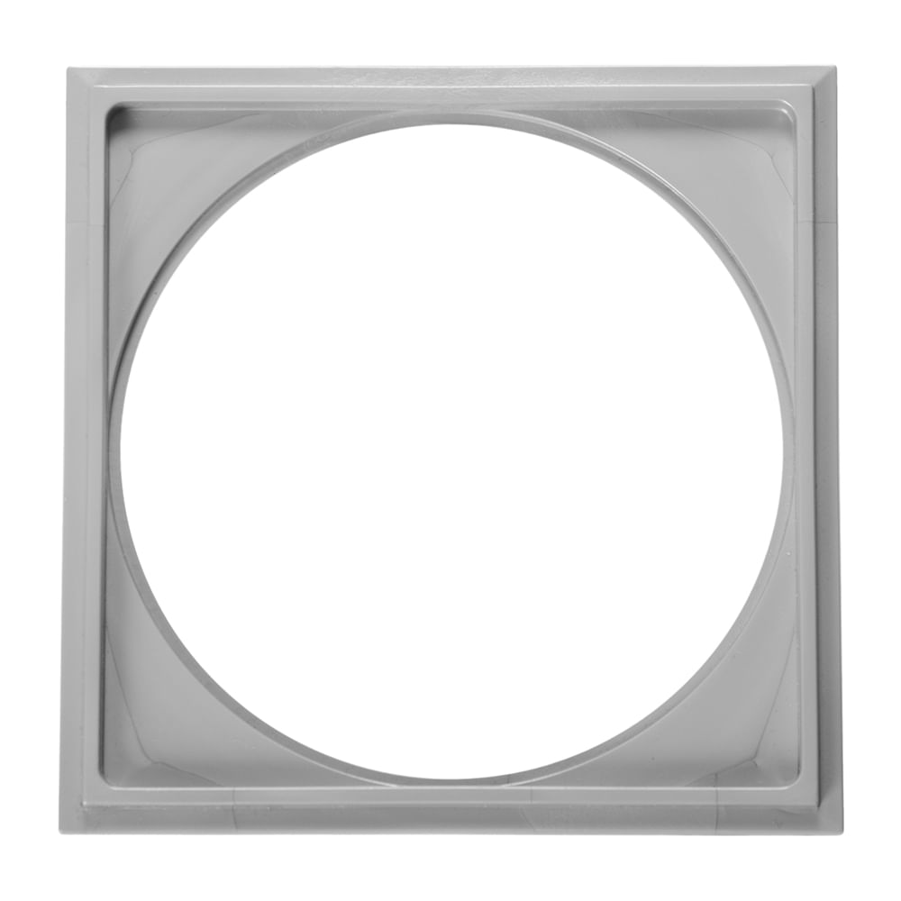 Porta Grelha Quadrada Cinza 15,7x14,3 Cm Pg16 -  Astra